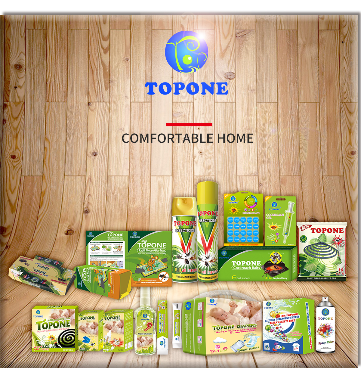 Gama completa de productos Topone