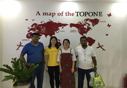 Bienvenidos clientes de Bengala Visite la empresa TOPONE